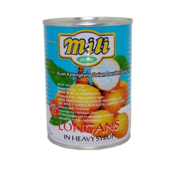 Mili Longan In Heavy Syrup 565Gr