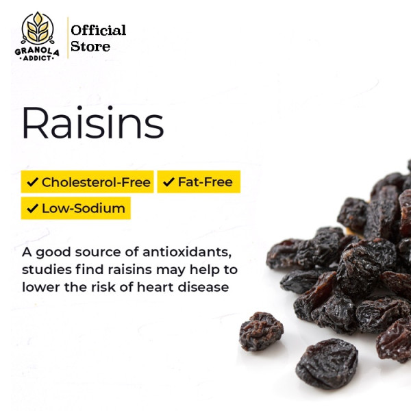 Granola Addict - Mix Dried Fruit (Raisin, Cranberry) 250G