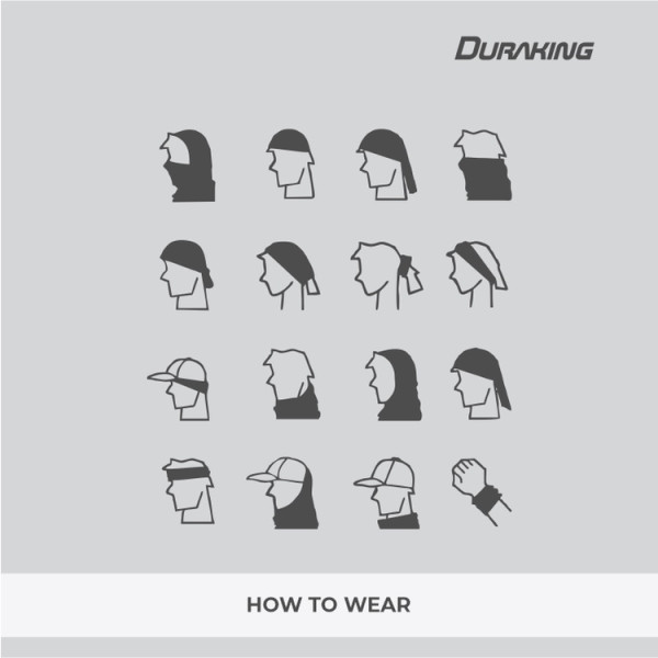 Multifunctional Headwear V2 Anti Virus Sports Heather Black