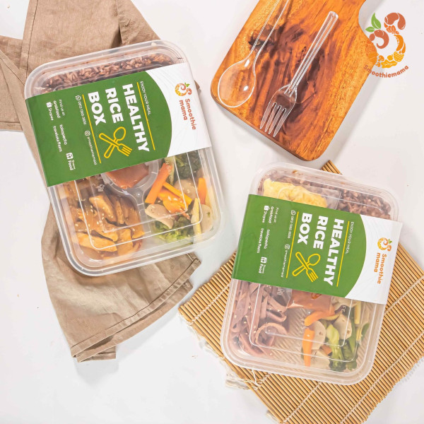 Nasi Box Healthy Box Catering Diet Box Banyak Rasa Healthy Rice Box Porsi Banyak