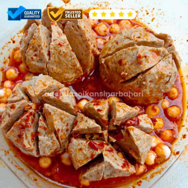 BAKSO / BASO IKAN SINAR BAHARI BANDUNG Kemasan Ekonomis 4 Bakso Ikan Besar