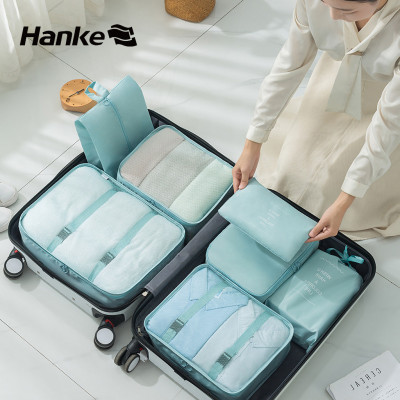 7 in 1 Tas Travel Organizer Storage Bag Luggage Bag Tas Dalam Koper 7in1 Set 7Pcs SET Travel Luggage Organizer Packing Cubes