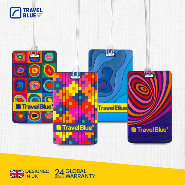 Travel Blue Luggage ID Name Tag Gantungan Label Nama Koper