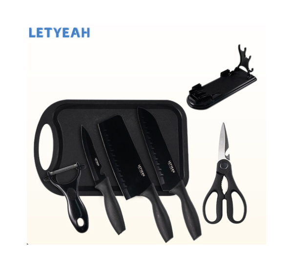 LetYeah 7PCS Stainless Steel Knife Set