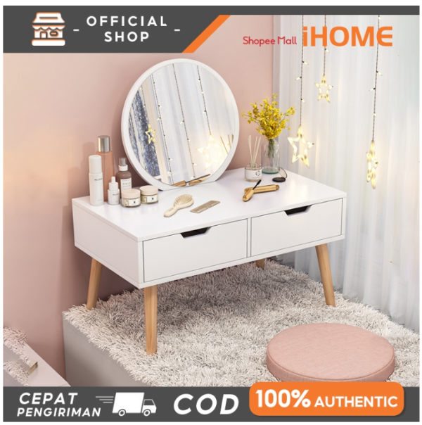 iHOME Meja Rias Putih