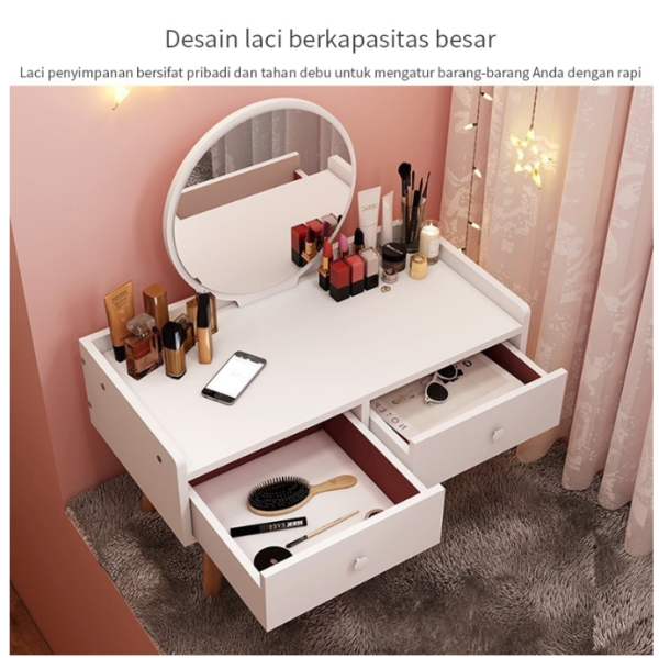 iHOME Meja Rias Putih