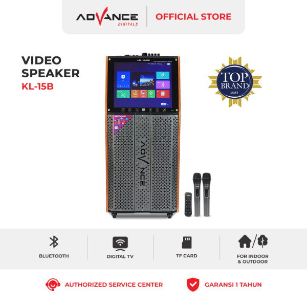 Advance KL15B Video Speaker With LCD TV Digital 17inch Free Microphone Wireless