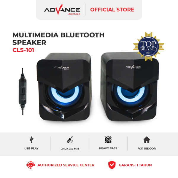 Multimedia Speaker Advance CLS-101 Super Bass 2.0 Channel speaker