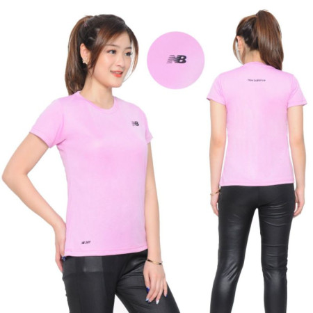 Baju Training Wanita Bahan Corak (Logo polyflex) Wanita 01