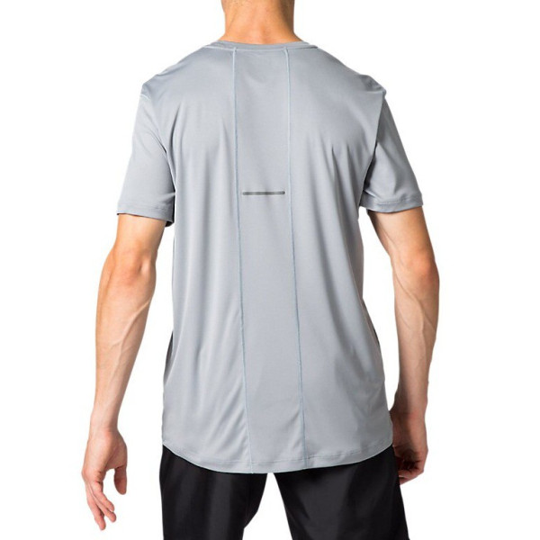 Baju Olahraga Gym Lari Fitness Workout Asics TOKYO SS Men's TOP- Grey 2011A857020