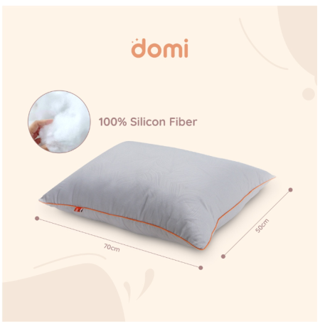 Domi Bantal Orenji 50x70 Grey - Pillow