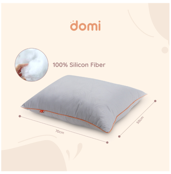 Domi Bantal Orenji 50x70 Grey - Pillow