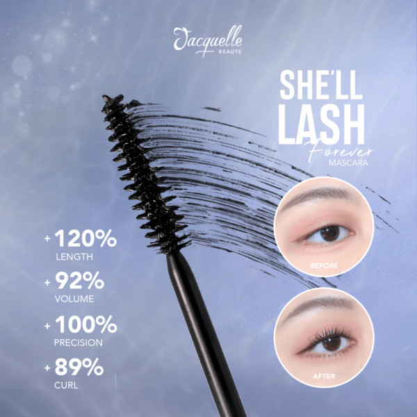 Jacquelle Shell Lash Forever Mascara - Disney Princess Ariel Edition Lash Lift Mascara