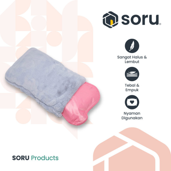 SORU Sarung Bantal Terapi Kompres Air Panas Elektrik Portable Heating Pad