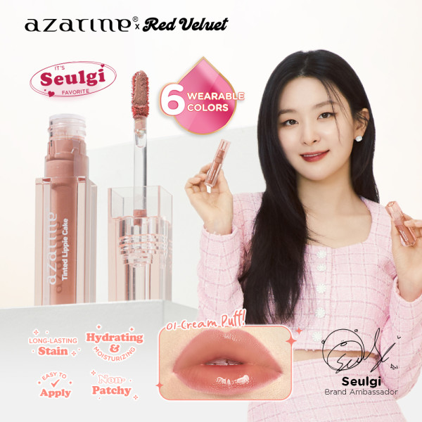 [Azarine x Red Velvet] Tinted Lippie Cake Lip Tint ala Korea Longlasting Hydrating Extra Moisturizing 2.9ml