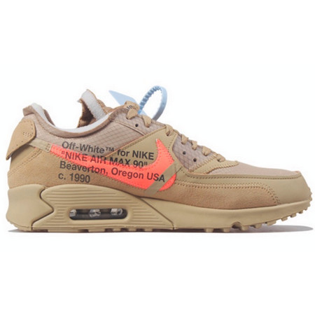Sepatu Sneakers Olahraga Model Nike Air Max 90 X Off White Untuk Pria