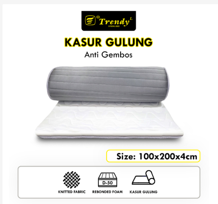 Trendy Kasur Gulung 100x200 - Kasur Matras Lantai / Lesehan / Alas