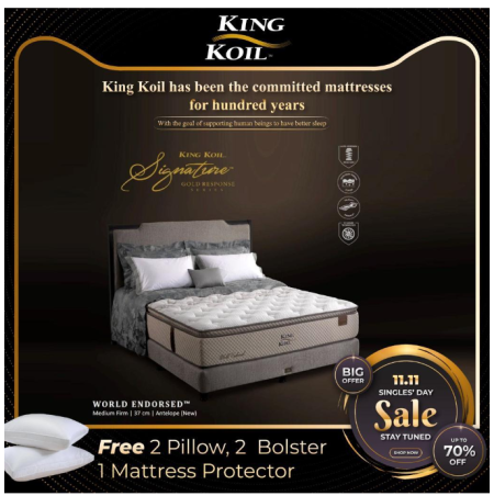 Kasur King Koil World Endorsed-Medium