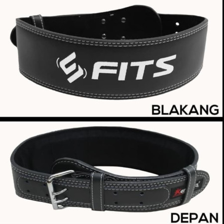 SABUK BELT GYM FITNESS KULIT POWERBELT SAFETY AKSESORIS OLAHRAGA