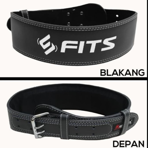 SABUK BELT GYM FITNESS KULIT POWERBELT SAFETY AKSESORIS OLAHRAGA