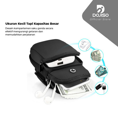 Tas Lengan Ponsel Arm Bag SDL-B003 Tahan Air Aksesoris Olahraga