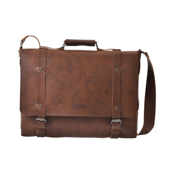 Tas Kulit Vintage Tanpa Jahitan - Postman Bag