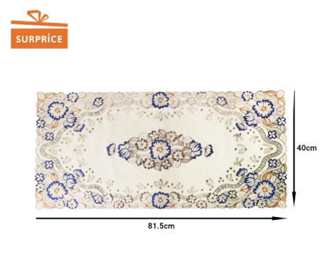Surprice Taplak Meja Makan Besar 83x40cm / Alas Meja / Taplak Vinyl Rumah Ruang Tamu / Placemat / Table Mat