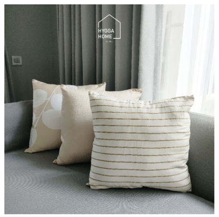 Hygga Home Sarung Bantal Sofa Sarung Kursi Estetik Cushion Cover
