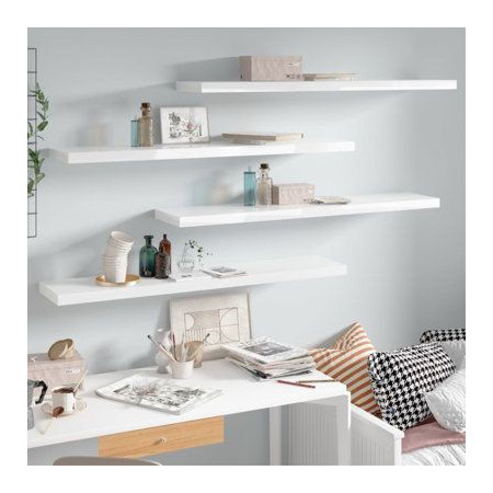 1 PAKET ISI 4 PCS/ RAK AMBALAN HIASAN DINDING MINIMALIS SERBAGUNA/UKURAN P40xL10xT2cm