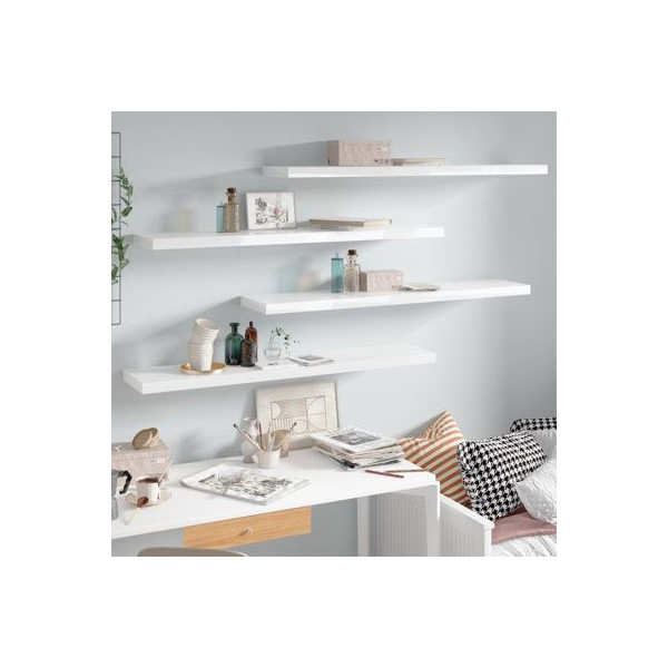 1 PAKET ISI 4 PCS/ RAK AMBALAN HIASAN DINDING MINIMALIS SERBAGUNA/UKURAN P40xL10xT2cm