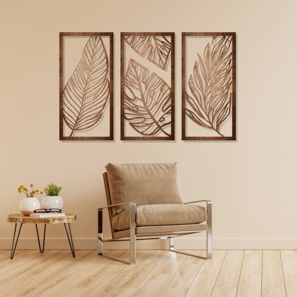 ( 1 SET ISI 3 ) Hiasan Dinding kayu Pajangan Ruang Tamu Aesthetic Dekorasi Rumah Minimalis Elegant Mewah Berkualitas D03