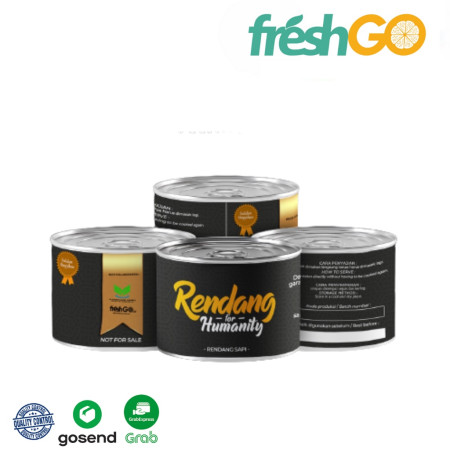 Rendang daging sapi Kaleng