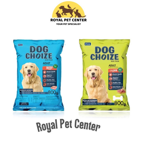 Makanan Kering Anjing Dog Choize Adult Beef & Lamb 800gr