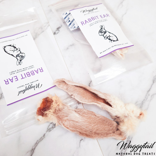 Snack Cemilan Anjing Dog treat rabbit ear Jerky