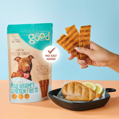 TheGoodBois BBQ Gourmet Chicken Fillets Cemilan Anjing Snack Anjing