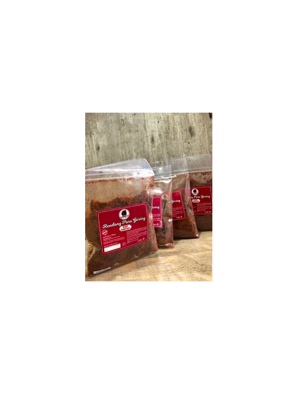 Rendang Paru Kering Garing Siap Saji Cap Jajanan Eyang Wiwiek - 100gr