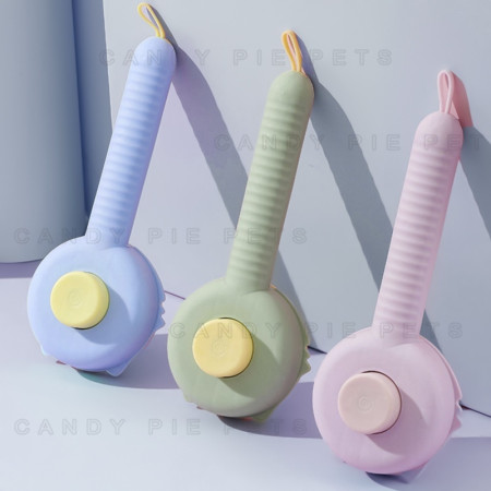 Sisir Bulu Kucing Tombol Sisir Kucing Otomatis Sisir Grooming Tombol Pet Grooming Comb