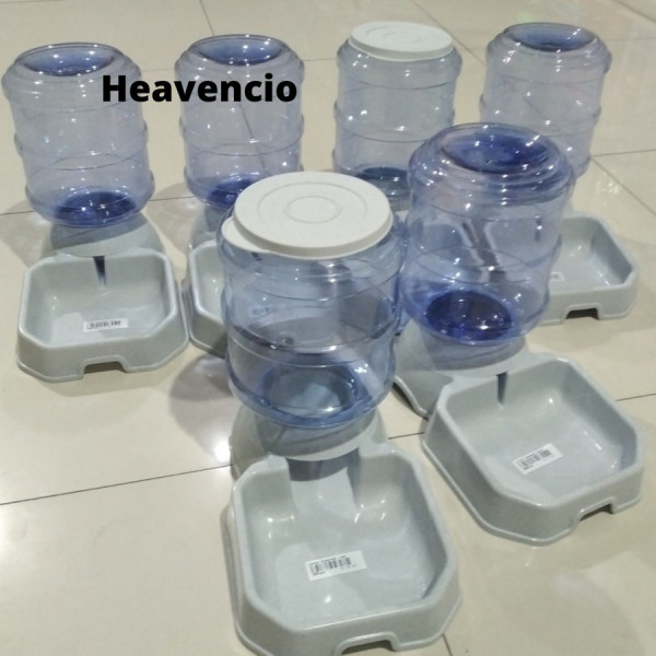 ALAT DISPENSER MAKANAN MINUMAN OTOMATIS 3.5L UNTUK KUCING ANJING IMPOR - Tempat Makan