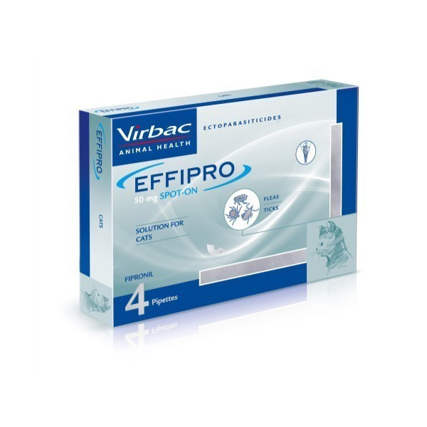 Obat Kutu Kucing EFFIPRO Cat 50 MG ObatB Tetes Kutu Virbac Ampuh