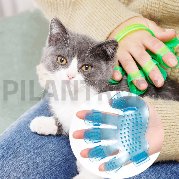 ALAT SIKAT MANDI KUCING KARET PET BRUSH PERALATAN GROOMING MANDI HEWAN