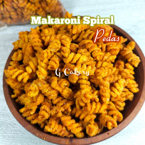 Makaroni Spiral Asin dan Pedas - Asin 250gr