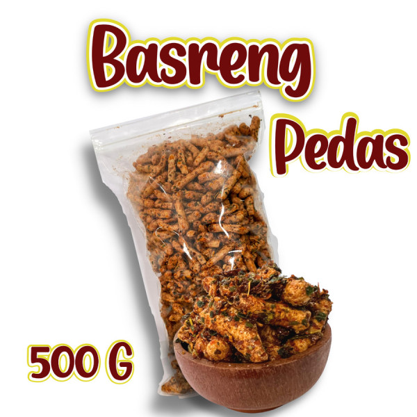 BASRENG PEDAS DAUN JERUK 500GRAM SAJODO SNACK