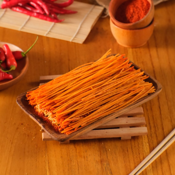 Lidi Geli - Mie Lidi Rasa Spicy 90gr Camilan Kering Pedas - Cucigdg-spcy