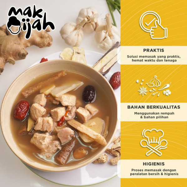 Sup Ayam Sehat Putih Siap Makan Tim Ayam Obat Healthy Herbal Chicken Soup Ciak Po