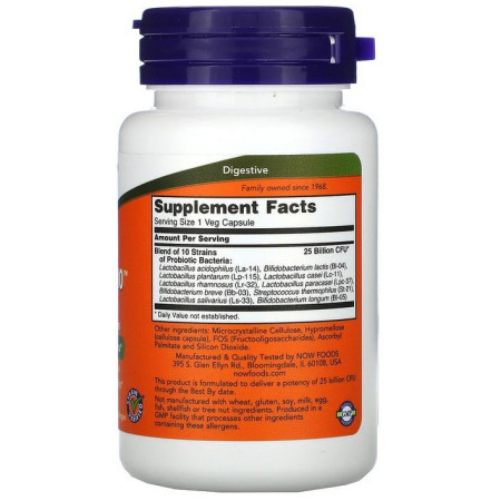 Vitamin Suplemen Probiotic Probiotik 10 25 Billion Now 50 Veg Kapsul