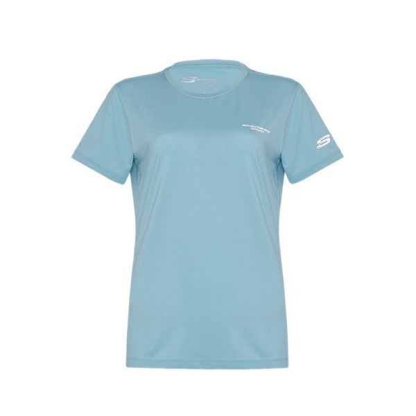 SKECHERS WOMEN SPORT T-SHIRT - BLUE