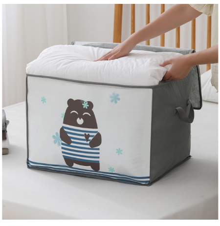 Storage Organizer 33 Tempat Penyimpanan Pakaian Cloth Bag Multifungsi - A-Grey