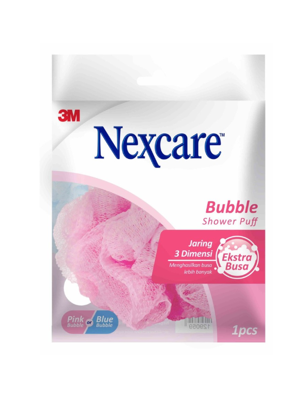 Nexcare 3M Spons Mandi Bubble Shower Puff Bath Sponge Lembut - NS-08 - 1 pcs