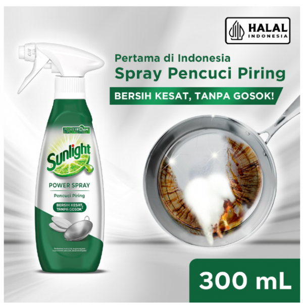 Sunlight Power Spray Pencuci Piring 300ml