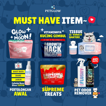 Petglow Premium Pet Parfume For Cat Parfum Kucing Body Mist Grooming Kucing Pencegah Rambut Rontok Antibacterial